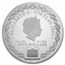 2022 Tokelau 1 oz Silver Proof Year of the Tiger Mirror Tiger